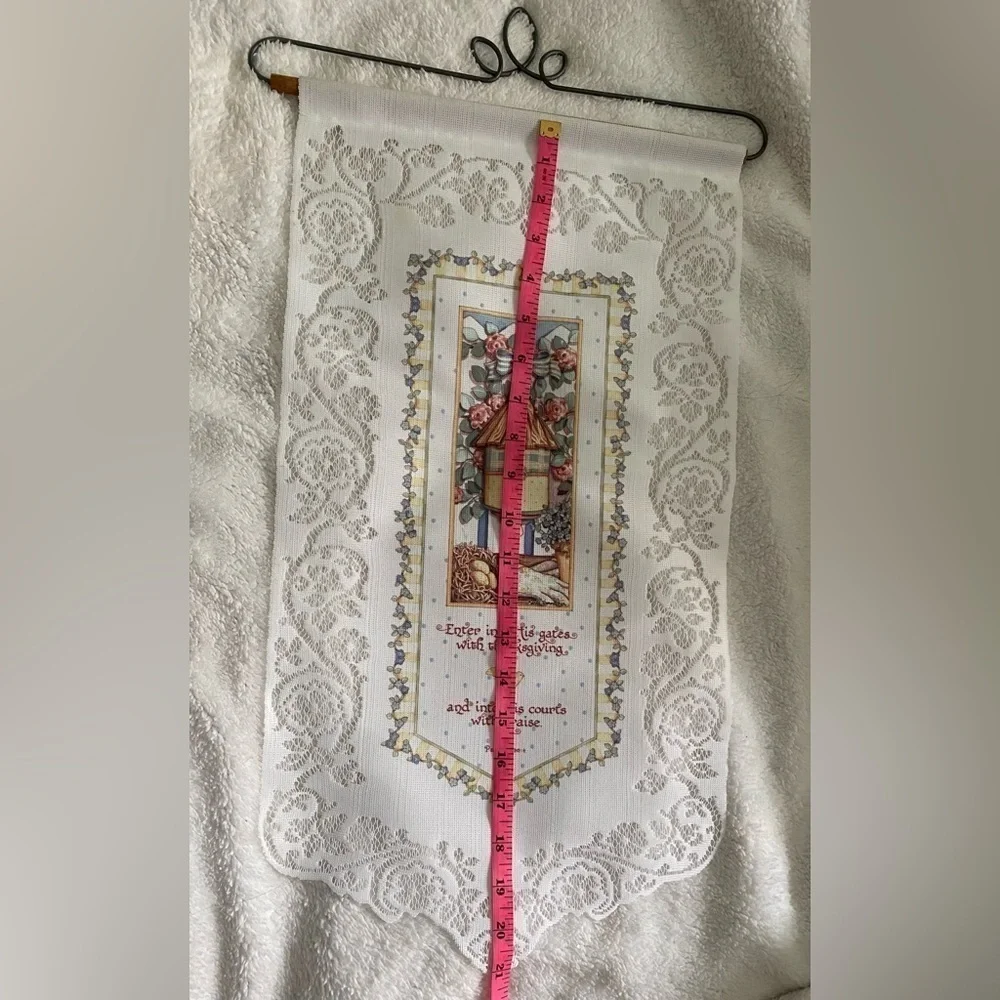 Wall hanging vintage wire hanger